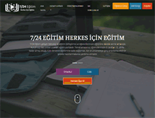 Tablet Screenshot of 724egitim.com